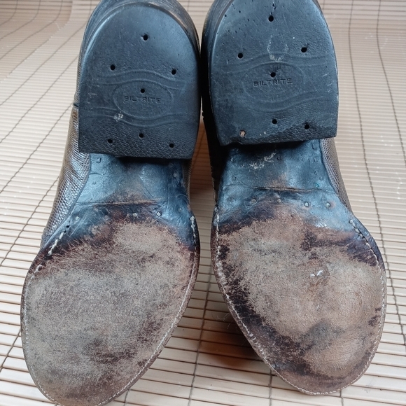 Nocona men's sz 8.5D brown iguana lizard boots Overall good condition. Some hee - Picture 5 of 9